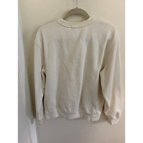 Katin Sweatshirt Mens Small Cream Crewneck - Picture 6 of 8